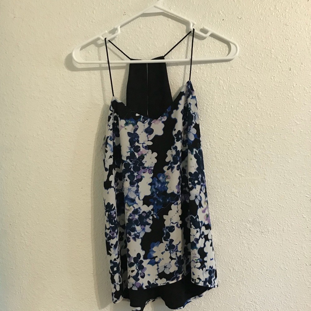 Floral printed blouse from Express
